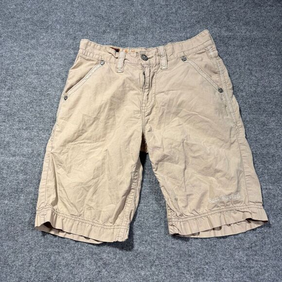 Rock Revival Other - Rock Revival Shorts Mens 32 Beige Khaki Slim Embroidered